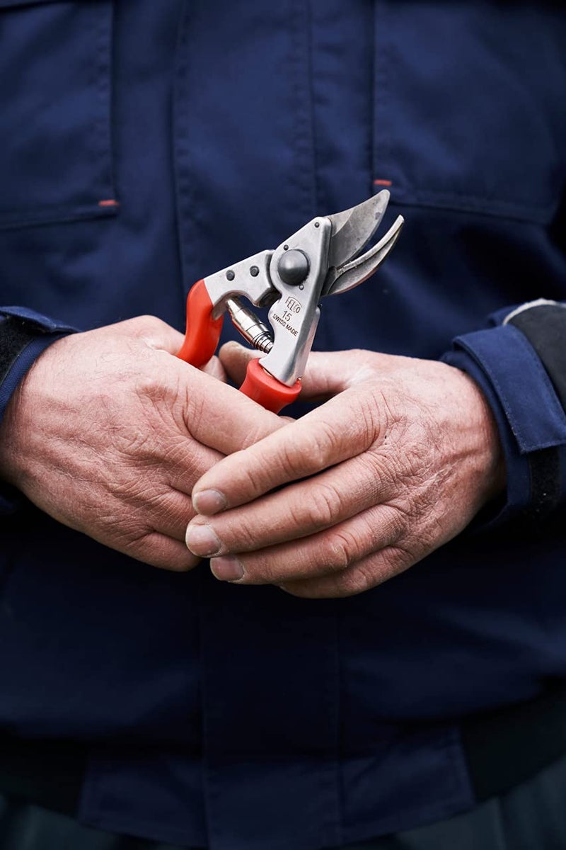 Felco F 15 Pruning Shears â€“ 4.7" Garden Clippers with Rubber Grip & Anvil Blade | Hand Pruners for Gardening | Garden Tool Cutter with Forged Aluminum Handle, Lightweight Precision for Small Hands - Image 5